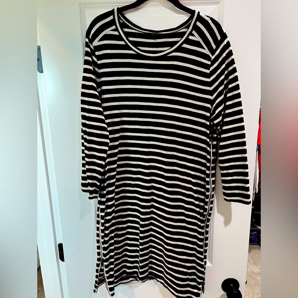 J.Crew MIDI Dress with Zipper Detailing